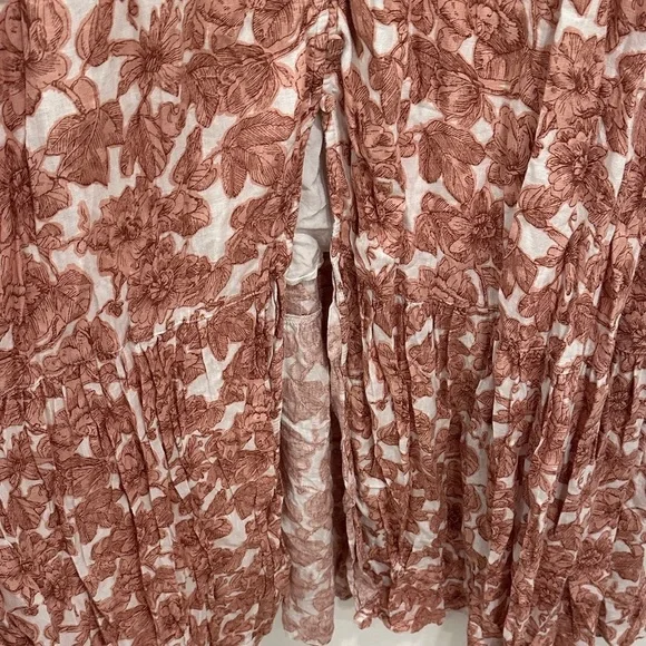 Rust Floral Midi - Picture 3 of 8